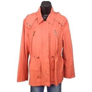 Liz & Co Women’s Waterproof Anorak Zip-Front Raincoat
